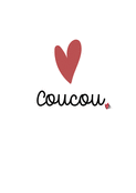 Coucou tendre avec un grand c&oelig;ur chaleureux